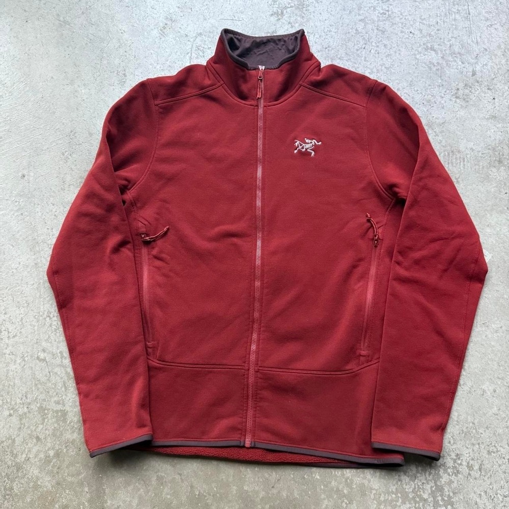 Vintage Arcteryx Mens M Kyanite Lightweight Full Zip Jacket Bordeux Outdoors